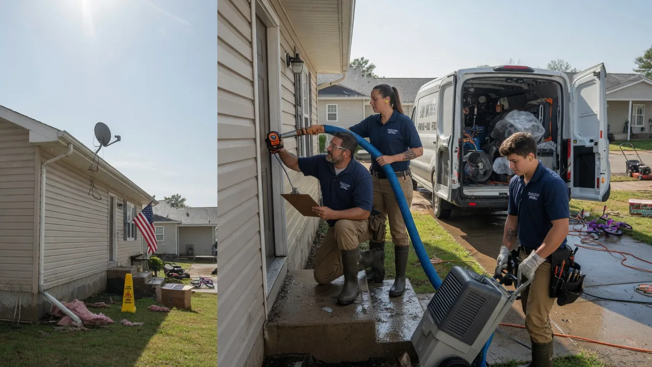Ceiling Water Damage Restoration in Paris, IL near me